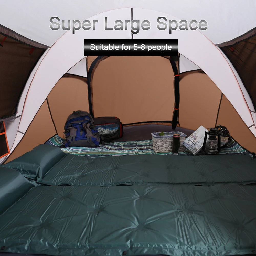 Outdoor Large Camping Tent Full-Automatic Instant Unfold WaterProof Family Multi-Functional Portable Dampproof camping tent,portable tent
