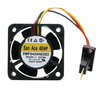

9WF0424H6D03 4020 4CM FANUC gold-plated plug line 0.076A 3lines waterproof fan