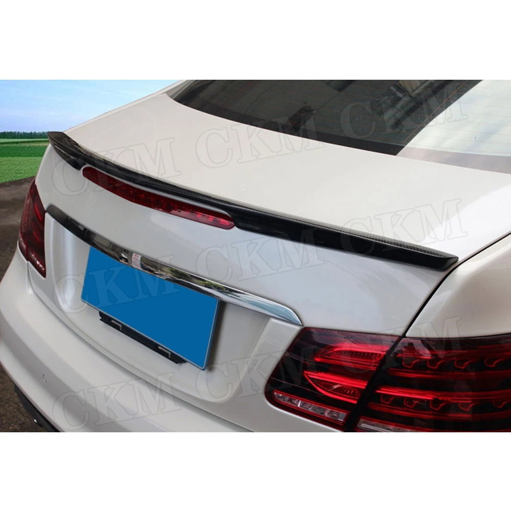 Спойлер заднего крыла из углеродного волокна для багажника для Mercedes Benz E Class W207 C207 E260 E350 Coupe 2 двери 2010