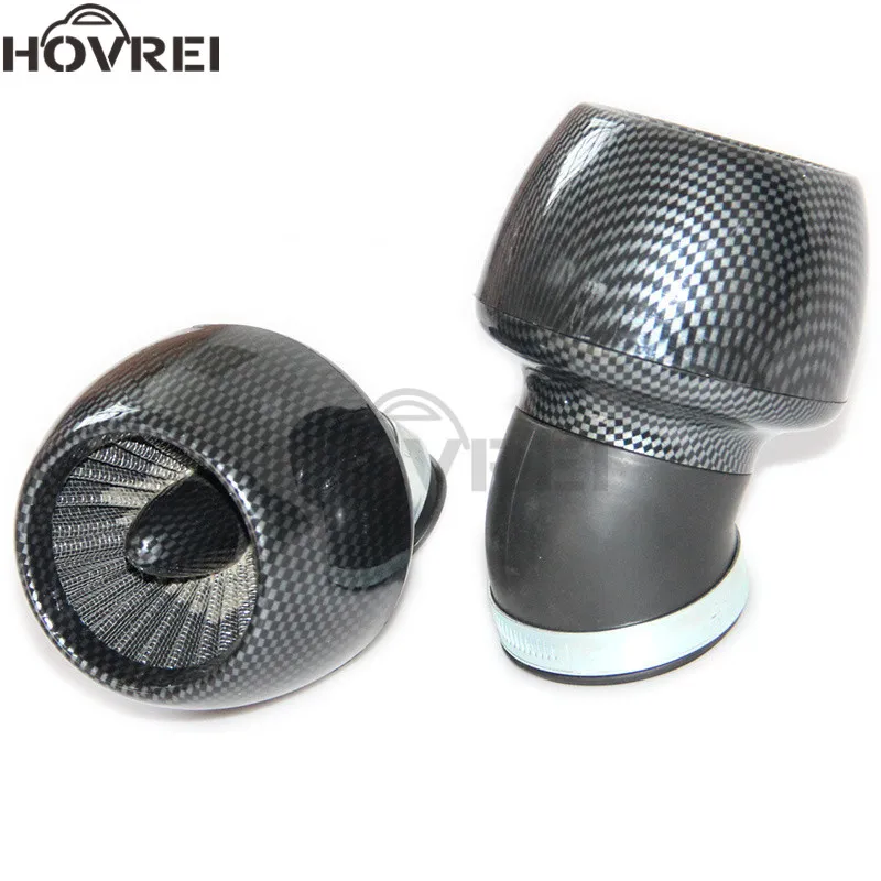 

Universal 35mm 42mm 48mm Carbon Fiber Air Filter Mushroom Head For 150cc & 250cc Scooter Moped Dirt Bikes ATV Go kart