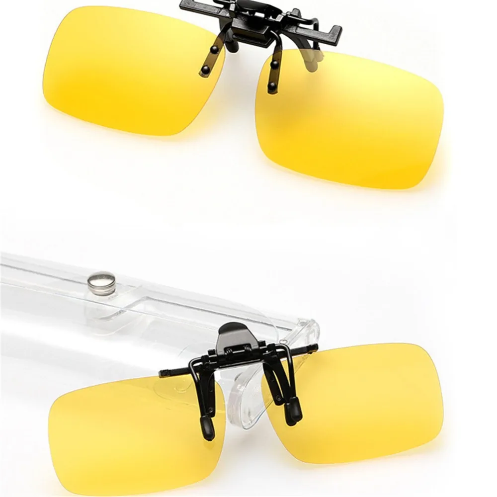 Driving Day Night Vision Polarized Clip-on Flip up Resin Sunglasses Lens for Myopia Glasses Car Styling Driving Goggles' Clip Driving Day Night Vision Polarized Clip-on Flip up Resin Sunglasses Lens for Myopia Glasses Car Styling Driving Goggles' Clip