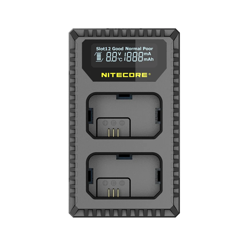 Nitecore USN1 цифровой двойной слот зарядное устройство для камеры Sony NP FW50 батарея a5000