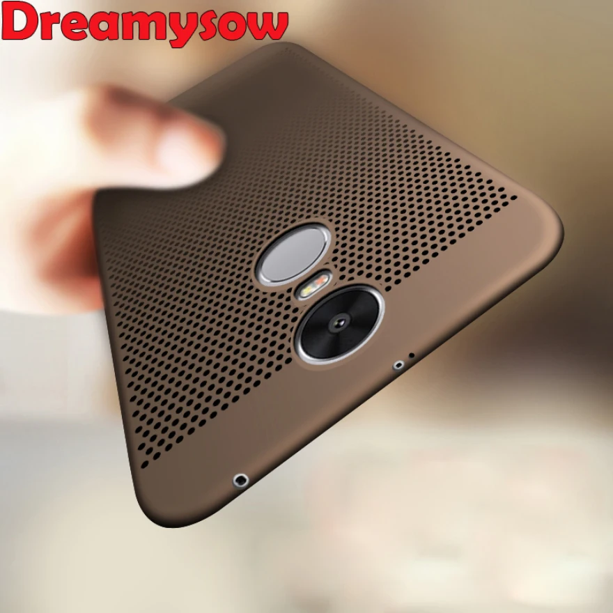 

For Xiaomi Redmi 5 Pro 5A 5 Plus Note 4X 5A 4X 4 4A Case Ultra Slim Grid Heat Dissipate Case For Xiaomi Mi5x A1 Hard PC Cover