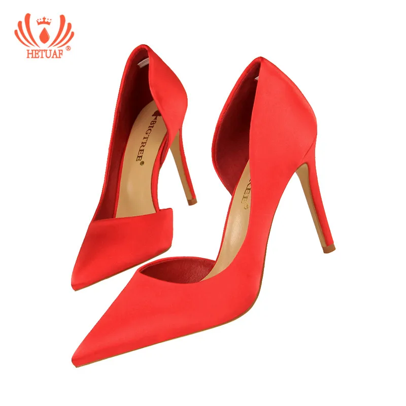 

Italian high heels 2019 New Fashion Women Shoes Office Ladies Luxury Sexy Female Shallow Elegant Red Color Pumps Party Wedding