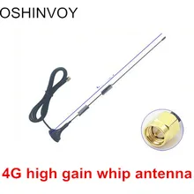 OSHINVOY 4G 2700 M с высоким коэффициентом усиления 7dBi SMA штыревая антенна 2G 3g 4G 700-200 M Внутренняя магнитная штыревая антенна с кабелем sma RG 174