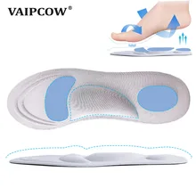 купить! VAIPCOW 4D Memory Foam Ортопедическая стелька Арка Ортопедические стельки для обуви Плоские стопы