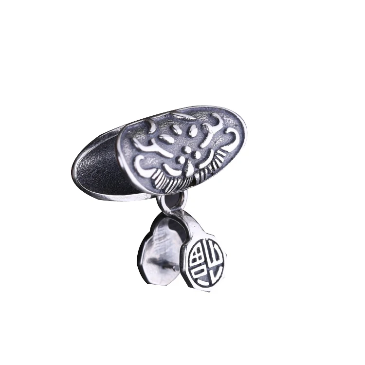 

Art Deco 925 Sterling Silver Semi Mount Pendant Clasp Fine Jewelry Setting Vintage Antique