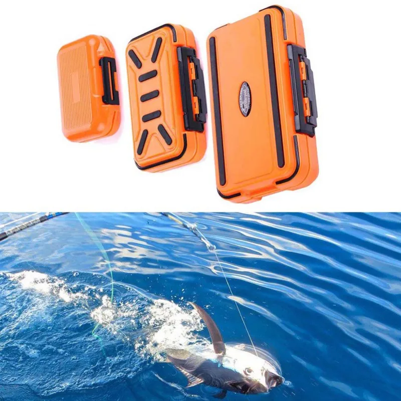 

Fishing Tackle Box Waterproof Auto Open Multi Separate Flip Case Box for Fishhooks New