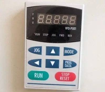 

2PCS VFD-B/VFD-F Series Inverter Operator Panel VFD-PU01 Tested