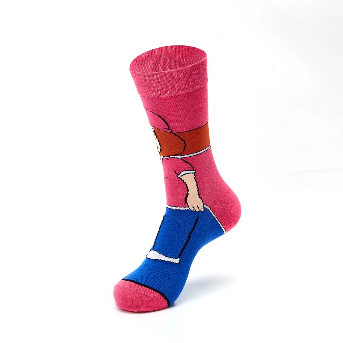 Носки с героями мультфильмов Dexter Lab dededee Stewie Патрик звезда женские хлопковые носки Спортивные Повседневные персонализированные мягкие удобные милые забавные