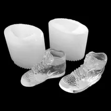 1 пара мини 3D тапки обувь эпоксидная смола УФ клей ремесла силиконовые формы творческий DIY искусство кулон брошь ювелирные изделия инструмент ручной работы