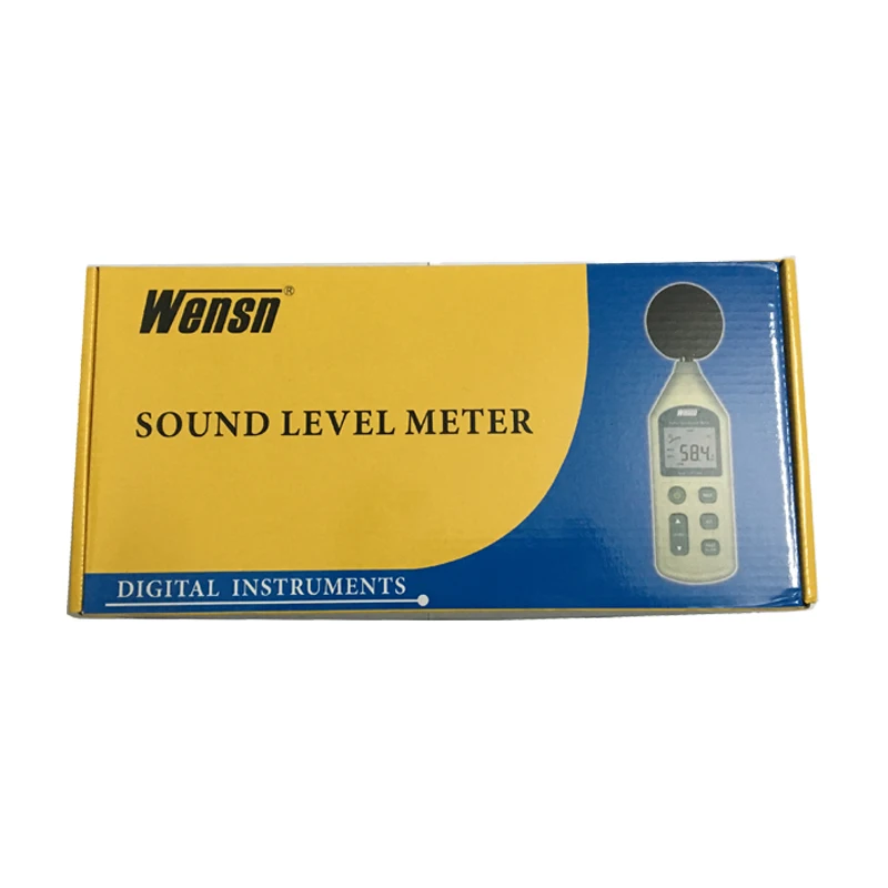 Цифровой измеритель уровня звука Wensn 30-130 дБ прибор для измерения шума децибел мониторинг логгер-тестер