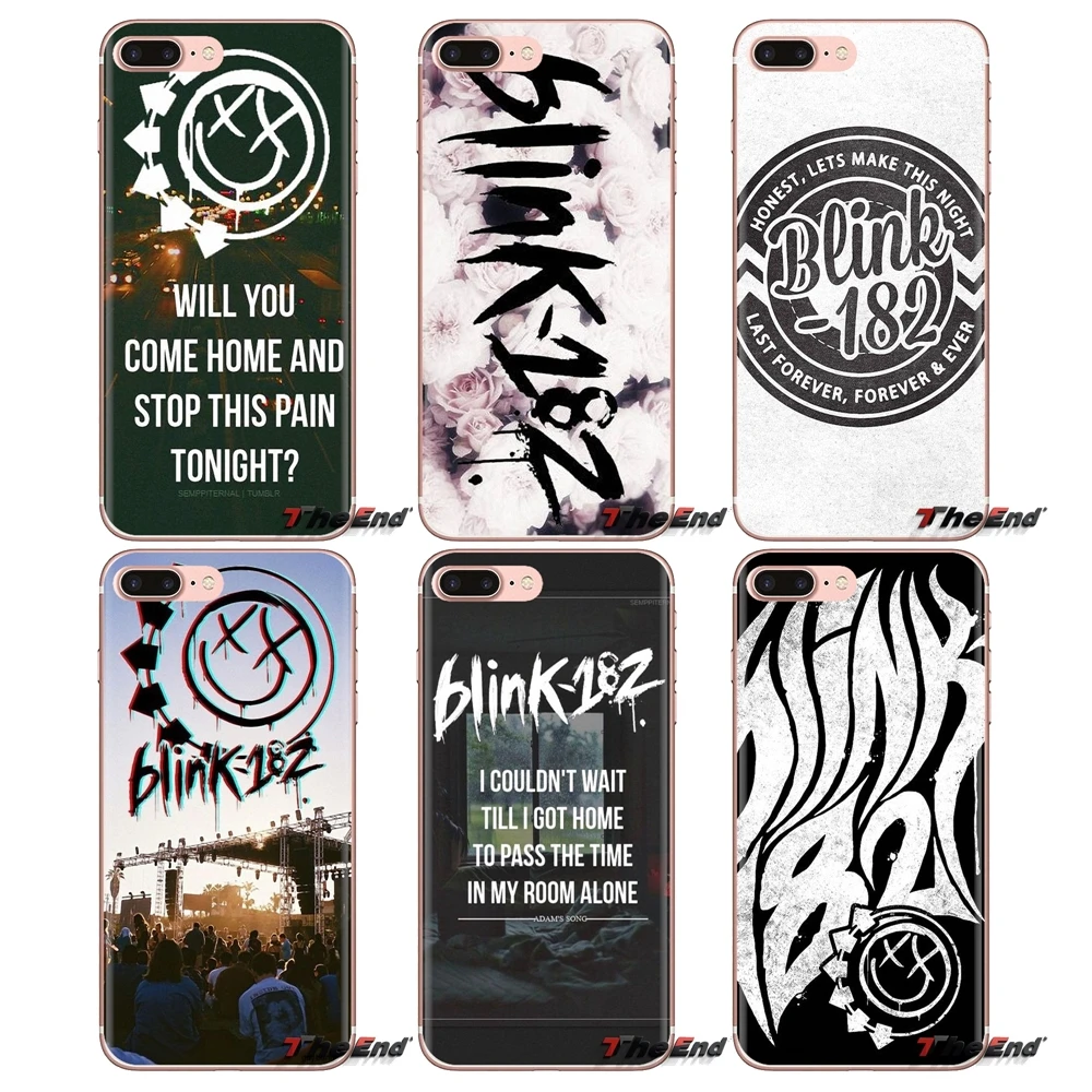 

For iPod Touch Apple iPhone 4 4S 5 5S SE 5C 6 6S 7 8 X XR XS Plus MAX Transparent Soft Case Punk Blink 182 Travis Barker Drummer