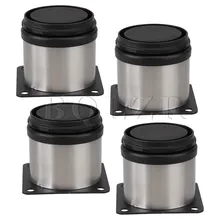 

4pcs 50mm Height Metal Furniture Legs Adjustable Cabinet Sofa Table Bed Feet