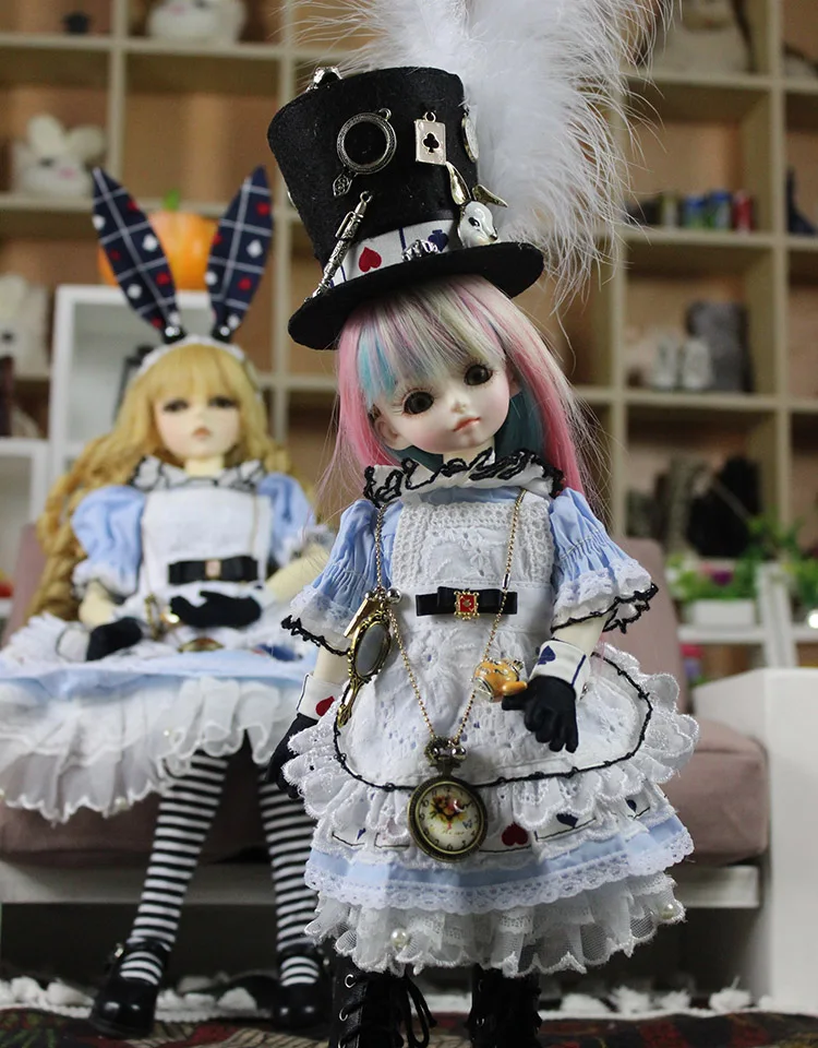 1/6 1/4 1/3 весы BJD платье + носки головной убор комплект детской одежды для BJD/SD