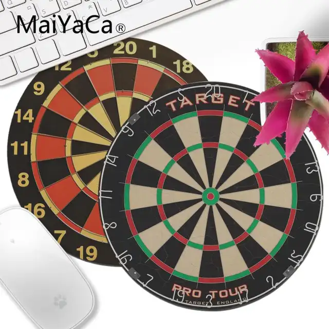 Maiyaca Darts Target Printing Pattern Unique Desktop Pad Keyboards