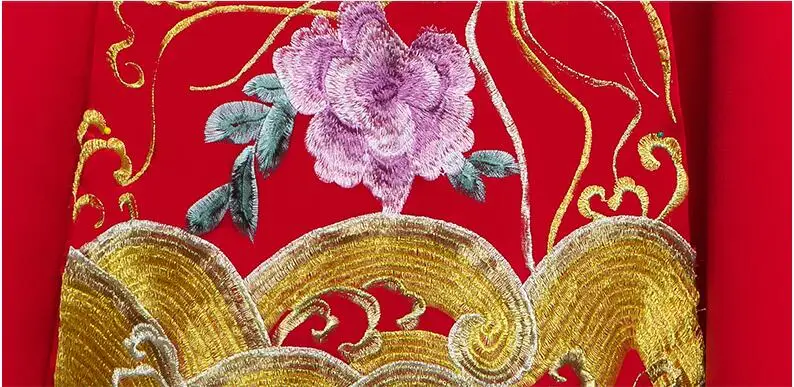 Шанхай история Винтаж Cheongsam свадьбы китайское платье suzhou Вышивка длинные Qipao Для женщин пикантные традиционный Cheongsam