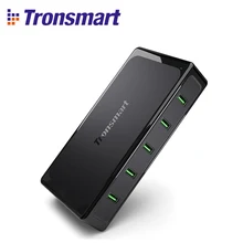 Tronsmart Titan UC5F 5 Ports Quick Charge 2.0 USB Smart Desktop Charger QC2.0 90W Turbo Tronsmart UC5F Charge Fast Charging