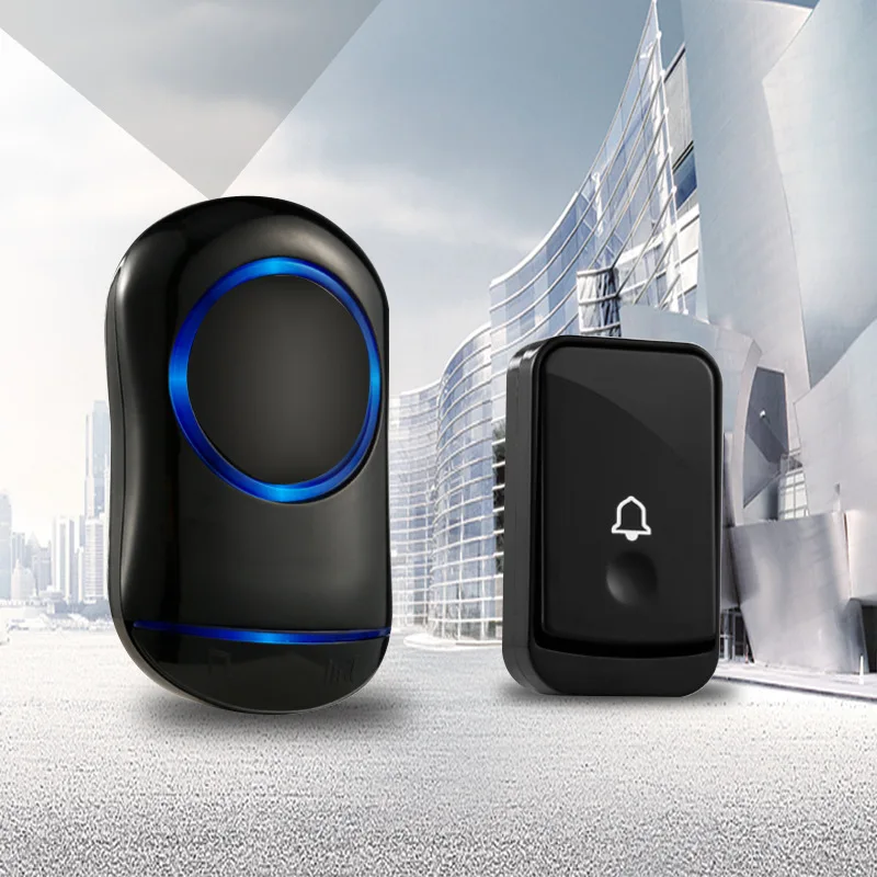 

Intelligent Wireless Doorbell Saving power Smart home security Doorbell With Transmitter US EU Plug