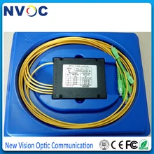 50/20/20/10,1x4 двойное окно, 1310/1550, SM, SC/APC ABS FBT волоконная муфта, 1*4 FBT Волоконно-оптический сплиттер, 100*80*10, 2,0 мм, 1 м