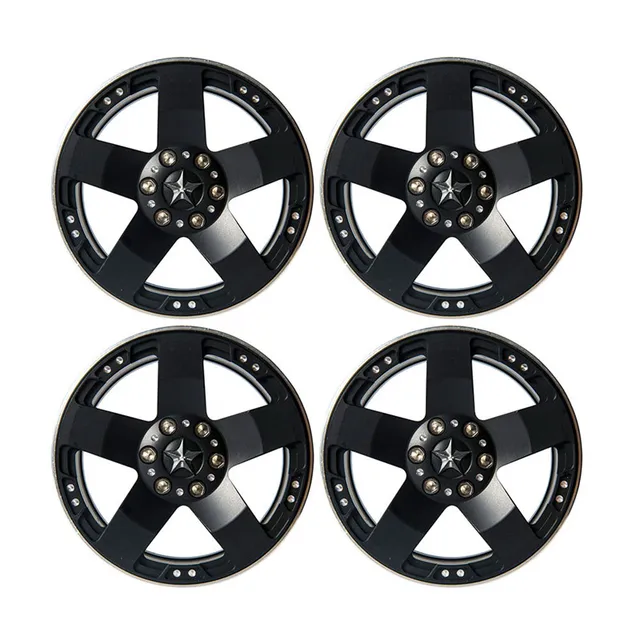 Best Price 4pcs/set 2.2 Inch RC 1:10 Rock Crawler Alloy Wheels Rims For RC Crawler Axial SCX10 Wraith 90018 Beadlock Wheels Hub Free Ship