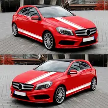 *#Best Price 1Set Sport Racing Stripes Car Styling Door Side Skirt Sticker Auto Body Vinyl Decals For Rear View Mirror, Hood, Car Side Body *#Best Price 1Set Sport Racing Stripes Car Styling Door Side Skirt Sticker Auto Body Vinyl Decals For Rear View Mirror, Hood, Car Side Body
