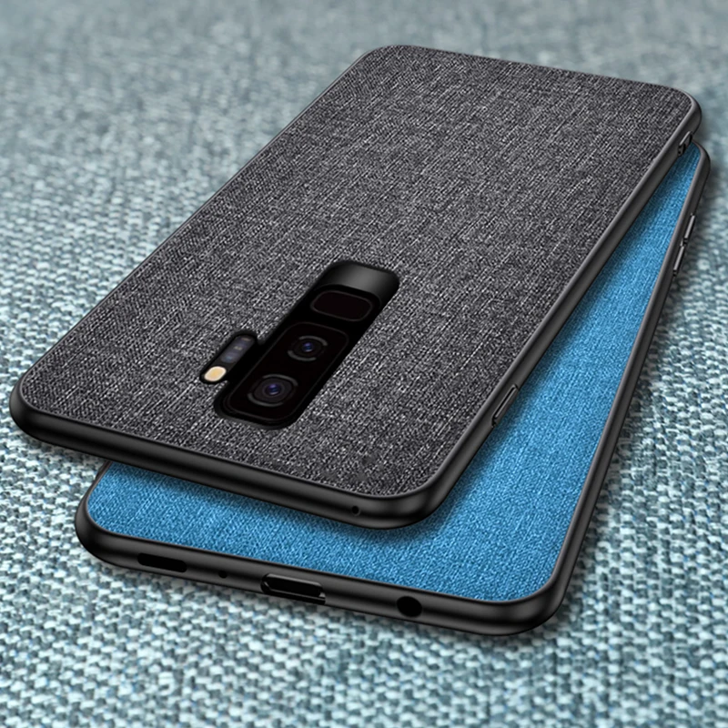 

Fabric Case for Samsung galaxy A6 A8 Plus A9 A7 2018 A750 J4 J6 Prime J2 Core J8 A6S A8S A9S Soft Silicone Cloth Cover Cases