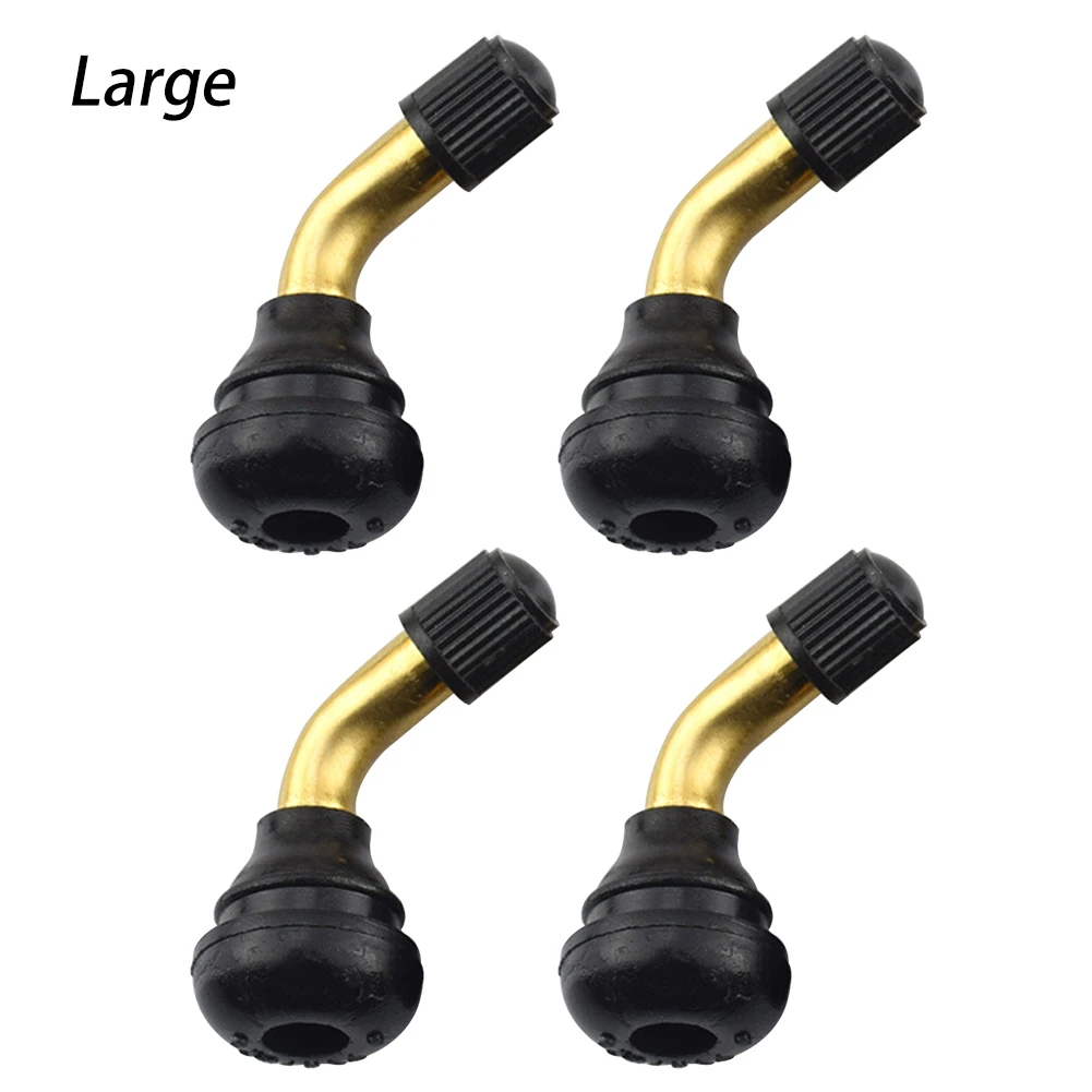 

4Pcs For Honda Kawasaki Tyre s Stem Snap-in 90 Degree Tire Rubber Motorcycles Motorcycle Accessory Scooter Tyre