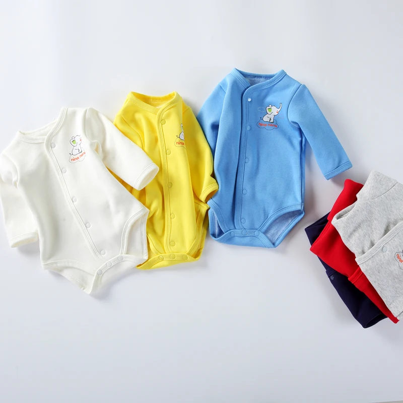 Одежда для малышей; плотные теплые детские комбинезоны с длинными рукавами; детская одежда для девочек; Одежда для маленьких мальчиков; комбинезон; детские комбинезоны с застежкой спереди