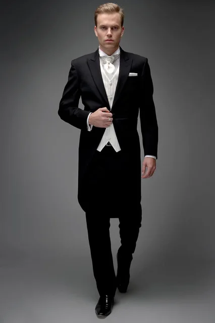 Черная куртка Stipe брюки 3 шт. ласточкин хвост пальто последние пальто брюки дизайн Высокое качество Мода Tern