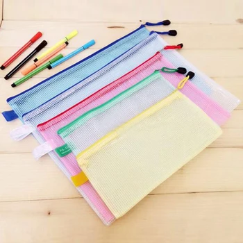 

High Quality 1 Pieces A3/A4/A5/A6 Size New Stationery Bags Waterproof Document School Office Supplies Zipper Files Pocket Bag