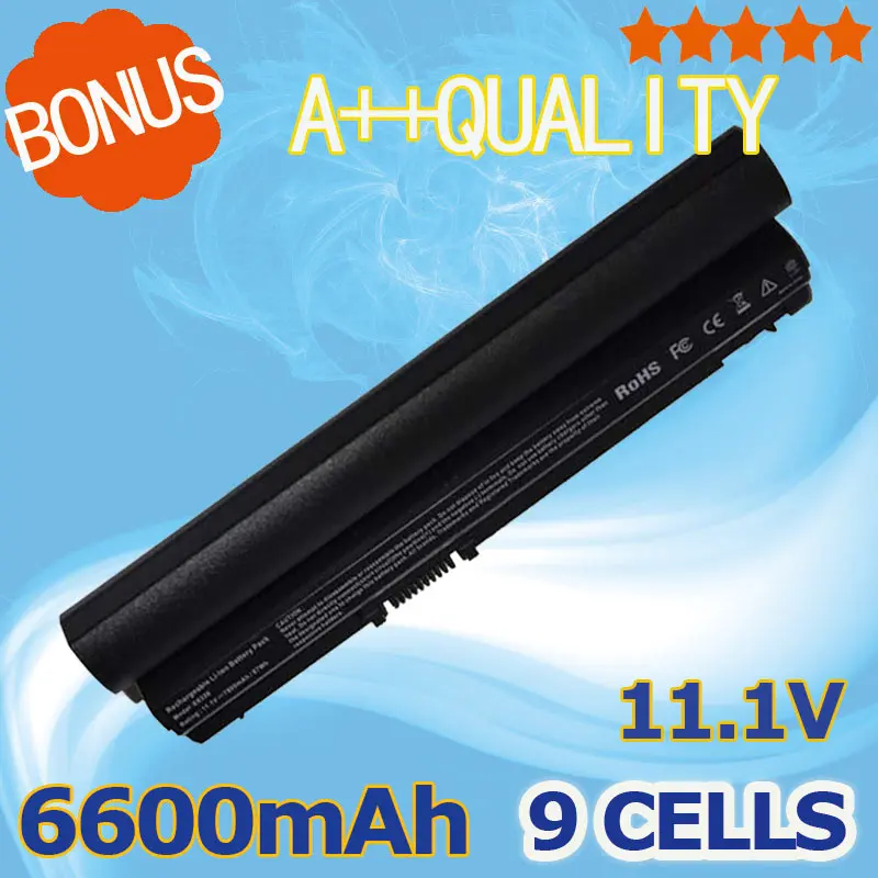 ApexWay 6600 мАч 11 1 В Аккумулятор для ноутбука 09K6P 0F7W7V Dell Latitude E6120 E6220 E6230 E6430S E6320 E6330 11HYV
