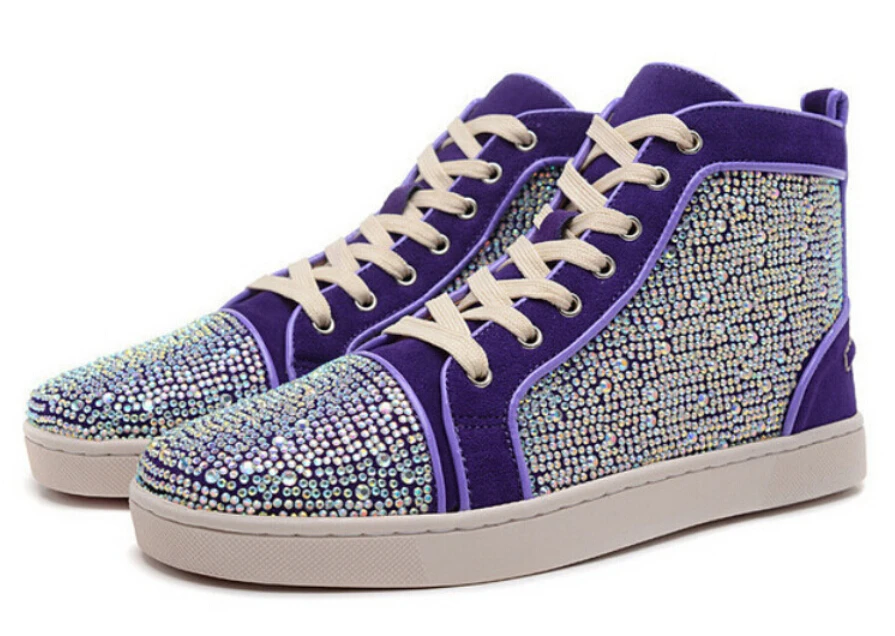 purple red bottoms mens