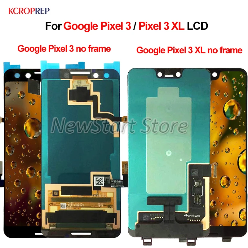 

5.5" For Google Pixel 3 LCD 6.3" For Google Pixel 3 XL 3XL lcd Display Touch Screen Digitizer Assembly Replacement No Frame