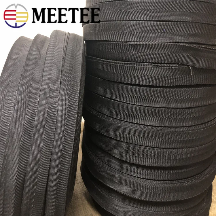 

18M 0.9mm Thick Black Polypropylene PP Webbing Ribbon Band Strap Tape For Backpack Knapsack Belt DIY Garments Sewing Accessories