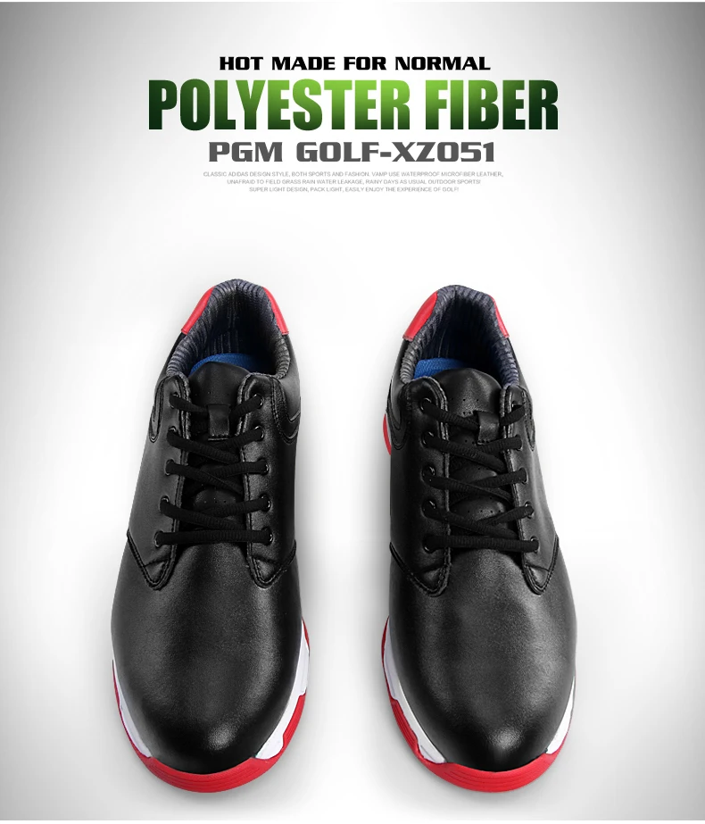 PGM обувь для гольфа мужская обувь анти-сайдеры обувь с шипами Супер-сильная непромокаемая обувь для гольфа Прямая с фабрики