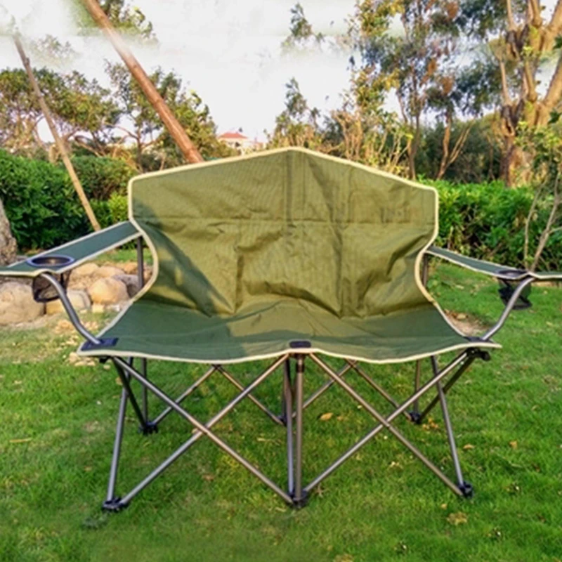 Outdoor Fishing Chair Camping Chair Outdoor Furniture Garden Furniture Beach Chair Folding Chair Patio Furniture Two People Bbq Beach Chairs Aliexpress