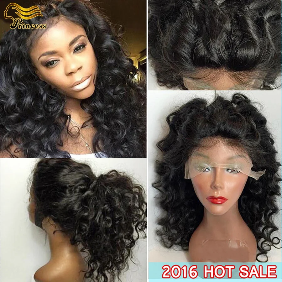 8A Full Lace Human Hair Wigs For Black Women Brazilian Virgin Hair Full Lace Wigs Water Wave Glueless Lace Front Human Hair Wigs