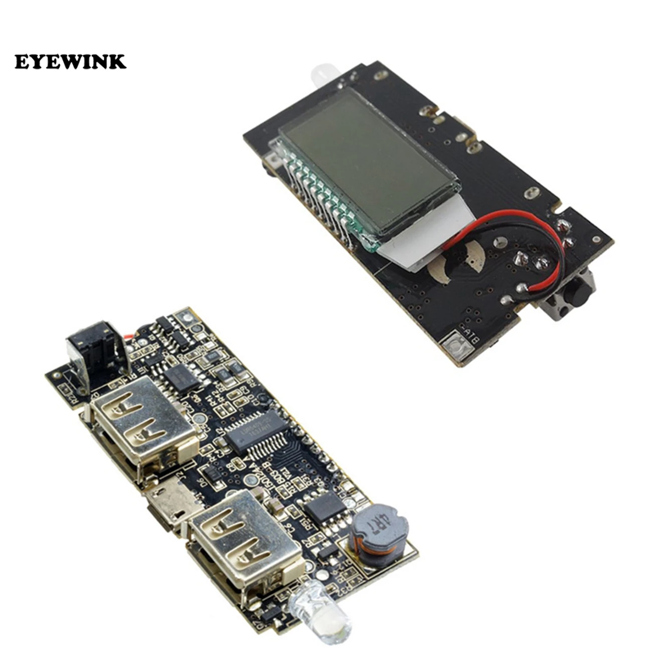 

Dual USB 5V 1A 2.1A Mobile Power Bank 18650 Battery Charger PCB Power Module Accessories For Phone DIY New LED LCD Module Board