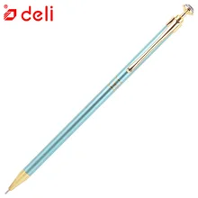 Deli металлический роскошный механический карандаш, школьные принадлежности, офисные канцтовары, автоматический карандаш для письма, для студентов 0,5/0,7 мм S716/S717