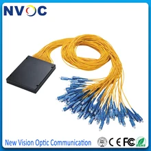1x64 ABS коробка 2,0 мм 1 м SC/UPC PLC сплиттер модуль, 1*64 ABS посылка волоконно-оптический PLC сплиттер SC FC LC ST UPC модуль
