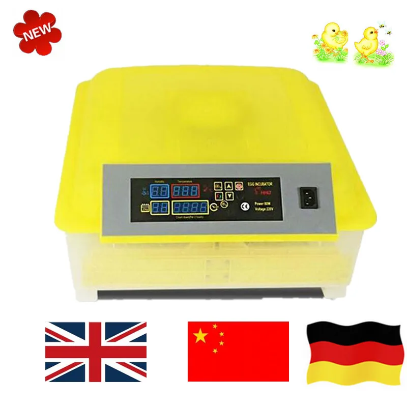 

Hot sale 48 Eggs Incubator Mini hatcher Machine Fully Digital Automatic Waterfowl Poultry Chicken EggsQuail Eggs Hatching