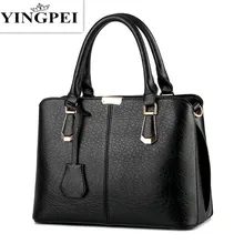 YINGPEI Mujeres Bolsos de Cuero Bolsos de Hombro Mediano Caliente de Lujo Bolsa de Mensajero de Las Mujeres Famosas Marcas Bolso de Las Mujeres Bolsa de Asas Femenina