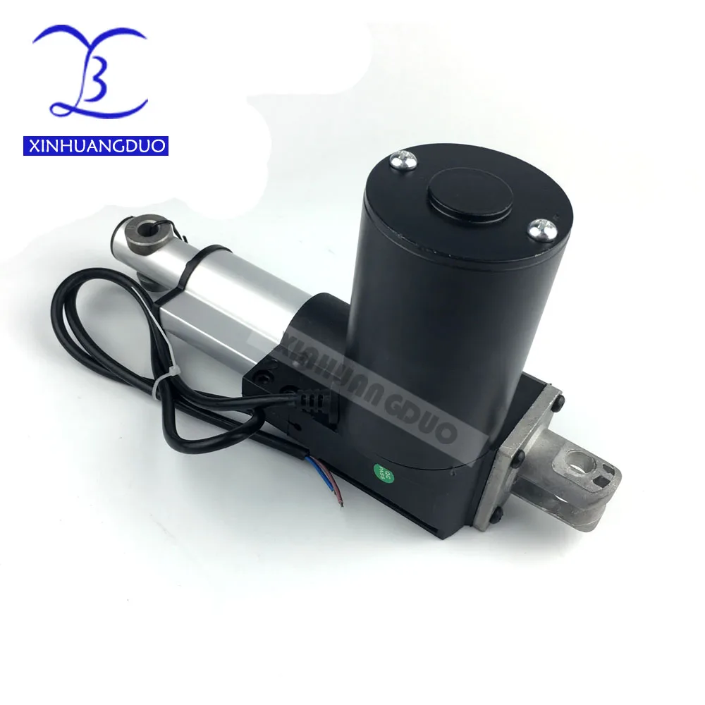 4 дюйма/100 мм ход электрический линейный привод мотора DC12V/ 24V 5/10/25 мм/сек. Heavy Duty пуш