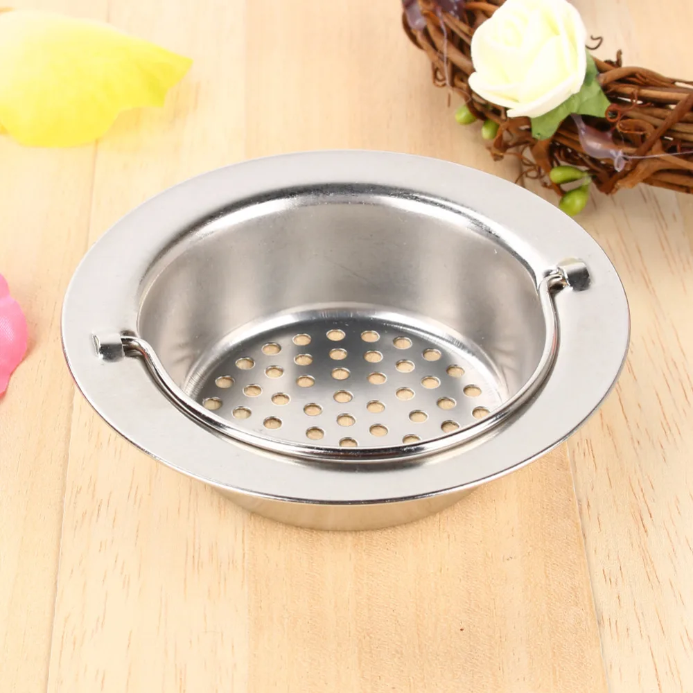 

Kitchen Mesh Sink Filter Drain Pool Sink Colanders Sewer Net Filter Bathroom Sink Filter 9cm Portable Sink Strainer Home Use