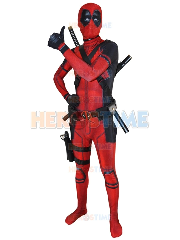 Красный костюм из фильма X Force Deadpool мужские/женские/Детские костюмы для косплея