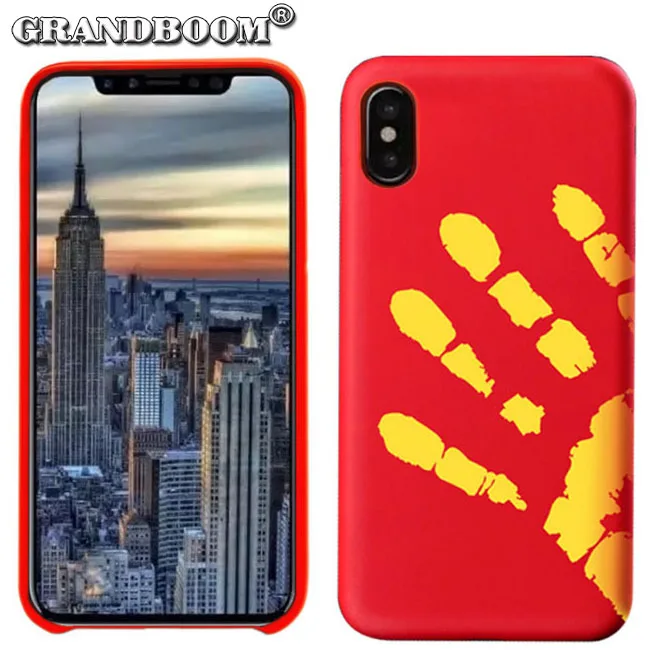 

Physical Thermal Sensor Discoloration Case For iPhone XS Max XR X 8 7 6 6S Plus SE 5 5S Soft Heat Sensitive Funny Magic Cover