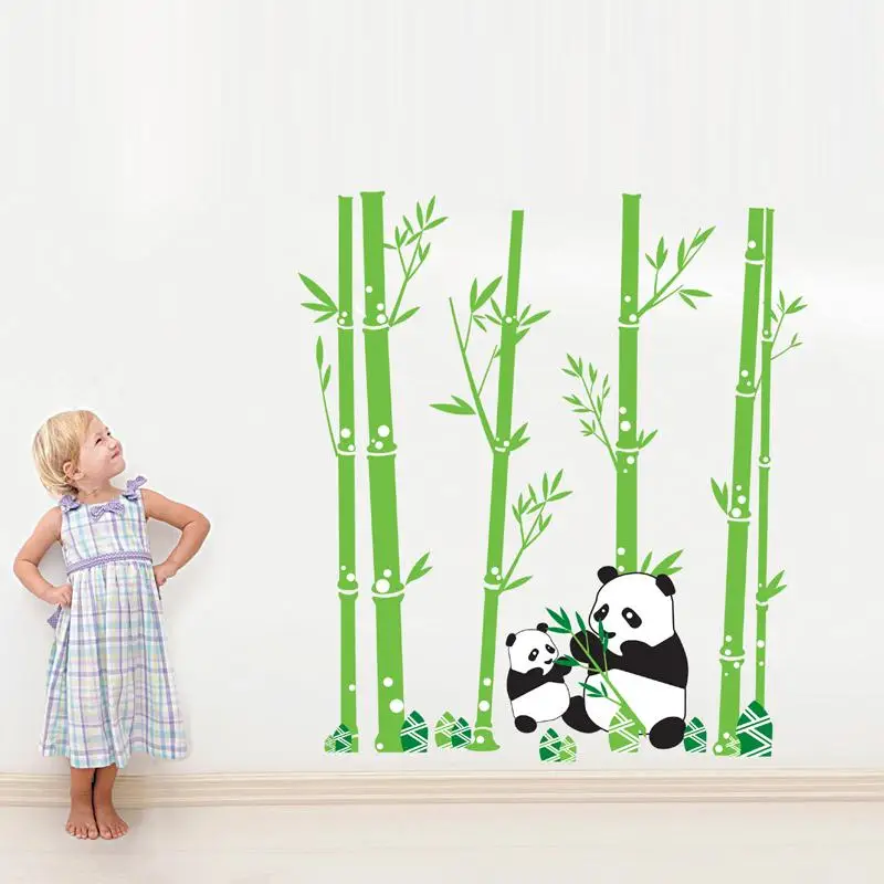 Bamboo Panda DIY Vinyl Wall Stickers Home Decor Art Decals Design 3D