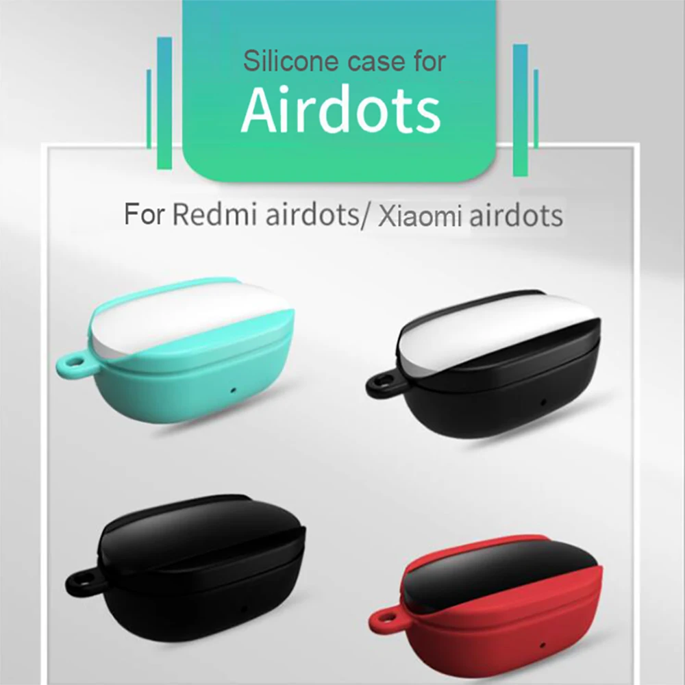 Противоударный силиконовый защитный чехол для Xiaomi Redmi Airdots беспроводной зарядки