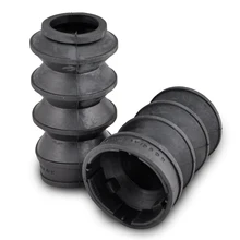Frente Tenedor de Choque Botas de goma Para Harley Davidson Sportster XL883 Negro